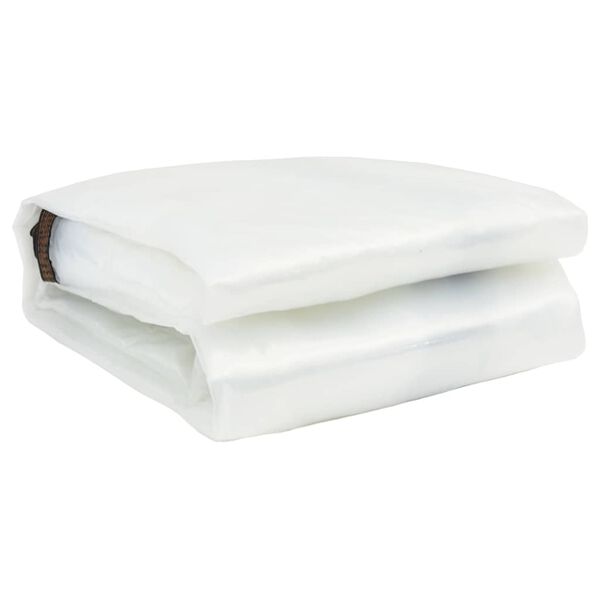 vidaXL átlátszó ponyva lyukasztóval 10x12 m polietilén