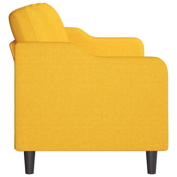 vidaXL 3 szem&eacute;lyes vil&aacute;goss&aacute;rga sz&ouml;vet kanap&eacute; 210 cm