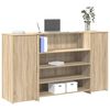 vidaXL recepci&oacute;s pult sonoma t&ouml;lgy 180x50x103,5 cm szerelt fa