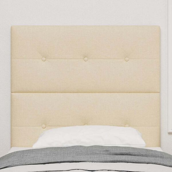 vidaXL Magass&aacute;g&aacute;ll&iacute;that&oacute; &aacute;gyfej fejt&aacute;ml&aacute;val Kr&eacute;m 100 cm sz&ouml;vet