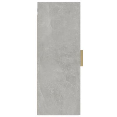 vidaXL betonszürke függő faliszekrény 34,5 x 34 x 90 cm