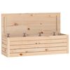vidaXL t&ouml;m&ouml;r fenyőfa t&aacute;rol&oacute;l&aacute;da 109 x 36,5 x 33 cm