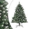 vidaXL PVC műkar&aacute;csonyfa &aacute;llv&aacute;nnyal 150 cm