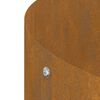 vidaXL Kerti ültetők 5 pcs Barna 40 x 40 x 20 cm Corten acél