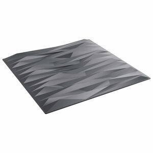 vidaXL Fali panelek 12 db 50 x 50 cm Kősz&uuml;rke XPS Hab