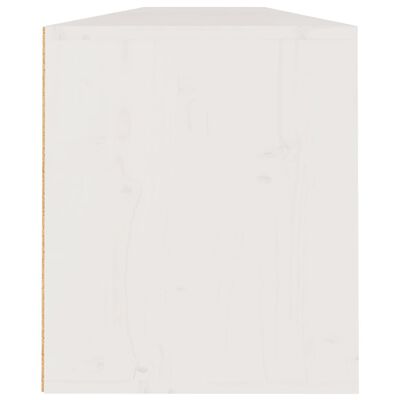 vidaXL 2 darab fehér tömör fenyőfa faliszekrény 100 x 30 x 35 cm