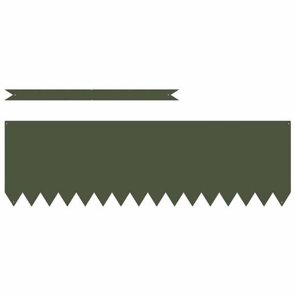 vidaXL Fűszeg&eacute;lyez&eacute;s 10 pcs Olajz&ouml;ld 100 x 0.05 x 20 cm