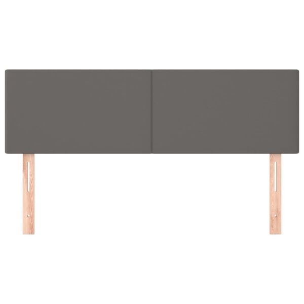 vidaXL sz&uuml;rke műbőr fejt&aacute;mla 144x5x78/88 cm