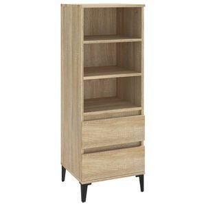vidaXL sonoma t&ouml;lgy szerelt fa magasszekr&eacute;ny 40 x 36 x 110 cm