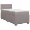 vidaXL Boxspring &aacute;gy matraccal fejt&aacute;ml&aacute;val T&oacute;psz&iacute;nű 90 x 190 cm Sz&ouml;vet