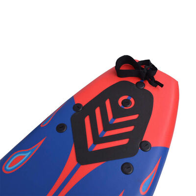 vidaXL kék és piros szörfdeszka 170 cm