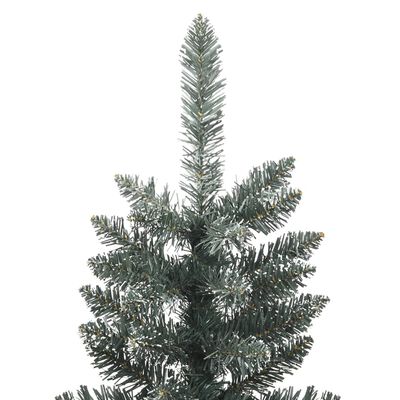 vidaXL zöld PVC vékony műkarácsonyfa állvánnyal 210 cm