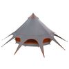vidaXL Teepee S&aacute;tor 3 Szem&eacute;lyes Sz&uuml;rke &eacute;s narancs 600 x 600 x 347 cm