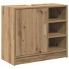 vidaXL F&uuml;rdőszoba Sz&eacute;k&eacute;ny Artisan t&ouml;lgy 63 x 29 x 55 cm Szerelt fa