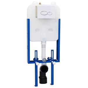 vidaXL Rögzítőkeret Fehér Acél