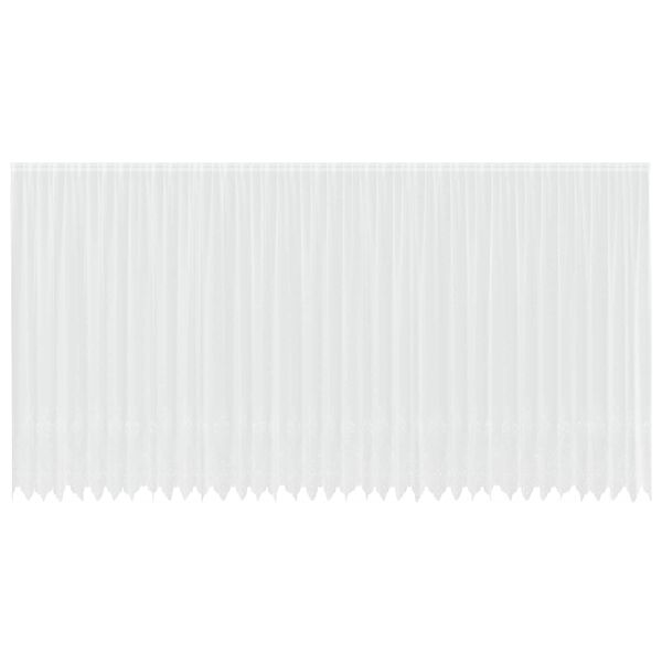 vidaXL Csipk&eacute;s F&uuml;gg&ouml;ny f&uuml;gg&ouml;ny&ouml;kkel Feh&eacute;r 300 x 900 cm Poli&eacute;szter