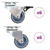 vidaXL 12 db dupla kerekes &ouml;nbe&aacute;ll&oacute; g&ouml;rgő 50 mm
