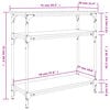 vidaXL sz&uuml;rke sonoma sz&iacute;nű szerelt fa konzolasztal 75 x 29 x 75 cm