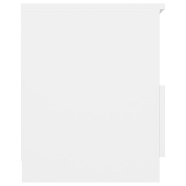 vidaXL fehér szerelt fa éjjeliszekrény 40 x 40 x 50 cm