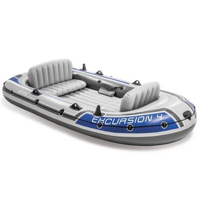 Intex Excursion 68324NP 4 személyes felfújható csónak evezőkkel és pumpával