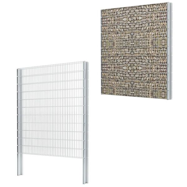 vidaXL acél gabion horog 200 db