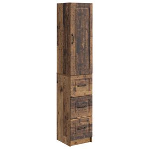 vidaXL Szekr&eacute;ny szett 2 db 33 x 34,5 x 87 cm Szerelt Fa Antik Fa