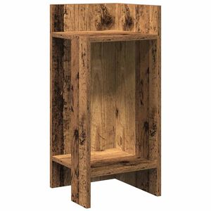 vidaXL antik fa sz&iacute;nű kisasztal polccal 25,5 x 27 x 60 cm