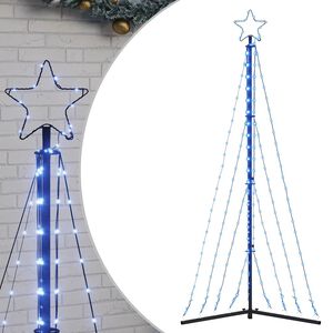 vidaXL k&eacute;k LED kar&aacute;csonyfa 339 LED 187 cm