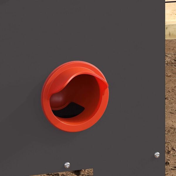 vidaXL Csirke etető 2 pcs Fekete 40,5 x 25 x 38 cm