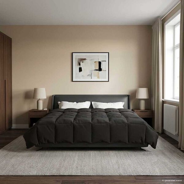 vidaXL Ny&aacute;ri Takarm&aacute;ny S&ouml;v&eacute;nyes Antracit 220 x 240 cm Mikrosz&aacute;l