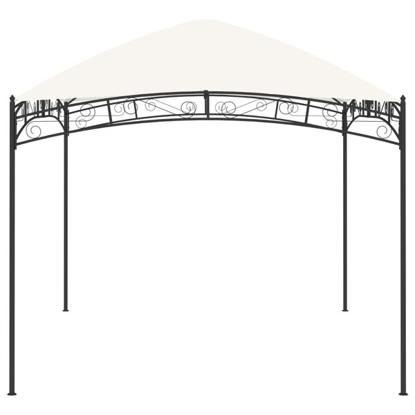 vidaXL krémszínű kerti pavilon 4 x 3 m 180 g/m²