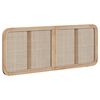 vidaXL Fejt&aacute;mla fejt&aacute;ml&aacute;val Term&eacute;szetes 140 x 55 x 3 cm Rattan