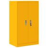 vidaXL T&aacute;rol&oacute;szekr&eacute;ny Must&aacute;r s&aacute;rga 60 x 40 x 105 cm Ac&eacute;l