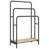 vidaXL Ruhasz&aacute;r&iacute;t&oacute; Sonoma t&ouml;lgy 60 x 30 x 100,5 cm Szerelt fa