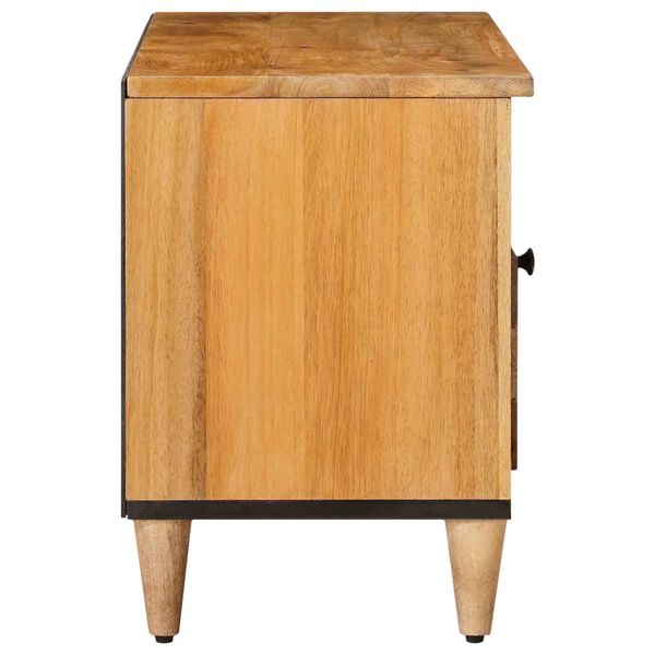 vidaXL TV szekr&eacute;ny Term&eacute;szetes 100 x 33,5 x 46 cm T&ouml;m&ouml;r Mang&oacute;f&aacute;t