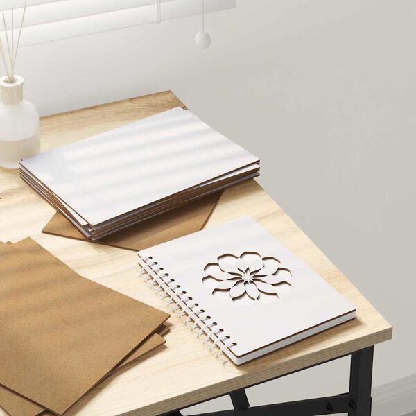 vidaXL Dekor Panelek 50 pcs Feh&eacute;r 15 x 21 x 0.27 cm Faanyag