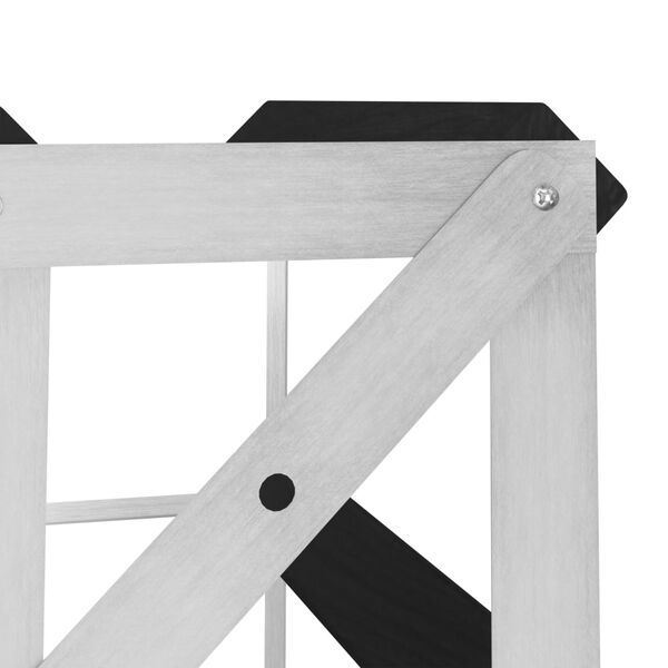 vidaXL fekete tömör fenyőfa bortartó állvány 120 palackhoz