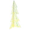 vidaXL Kar&aacute;csonyfa 160 LED Meleg feh&eacute;r 150 cm PET
