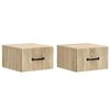 vidaXL Fali &eacute;jjeli szekr&eacute;ny 2 pcs Sonoma T&ouml;lgy 34,5 x 33 x 20 cm