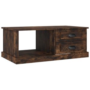 vidaXL f&uuml;st&ouml;s t&ouml;lgy sz&iacute;nű szerelt fa doh&aacute;nyz&oacute;asztal 90x50x35 cm