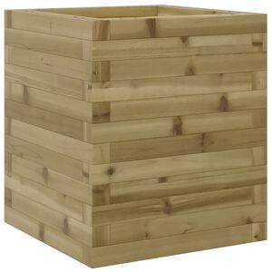 vidaXL impregn&aacute;lt fenyőfa kerti vir&aacute;gl&aacute;da 40x40x46 cm