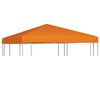 vidaXL narancss&aacute;rga pavilon tetőponyva 310 g/m&sup2;, 3 x 3 m