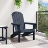 vidaXL Adirondack szék Tengerészkék 74 x 82 x 92cm HDPE