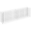 vidaXL horganyzott ac&eacute;l gabion magas&aacute;gy&aacute;s 180 x 30 x 60 cm