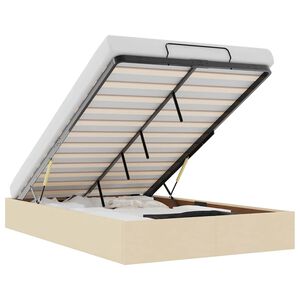 vidaXL Ottom&aacute;n kr&eacute;msz&iacute;nű sz&ouml;vet &aacute;gykeret matrac n&eacute;lk&uuml;l 120x200 cm