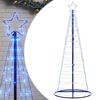 vidaXL k&eacute;k LED kar&aacute;csonyfa 200 LED 180 cm
