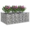 vidaXL Gabion emelt &aacute;gy Ez&uuml;st 150 x 100 x 60 cm Horganyzott ac&eacute;l