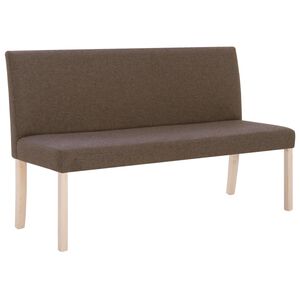 vidaXL barna poli&eacute;szter pad 139,5 cm