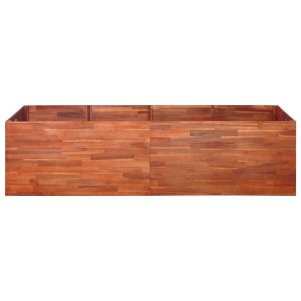 vidaXL akácfa kerti magaságyás 200 x 50 x 50 cm