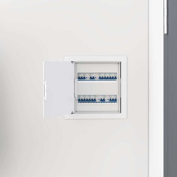 vidaXL Hozz&aacute;f&eacute;r&eacute;si Panelek 2 pcs Feh&eacute;r 20 x 20 cm ABS Műanyag